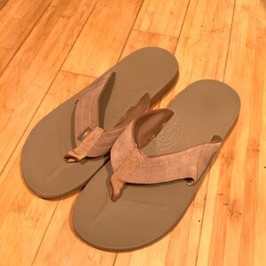 Rainbow Leather  Double  Layer Arch Sandals